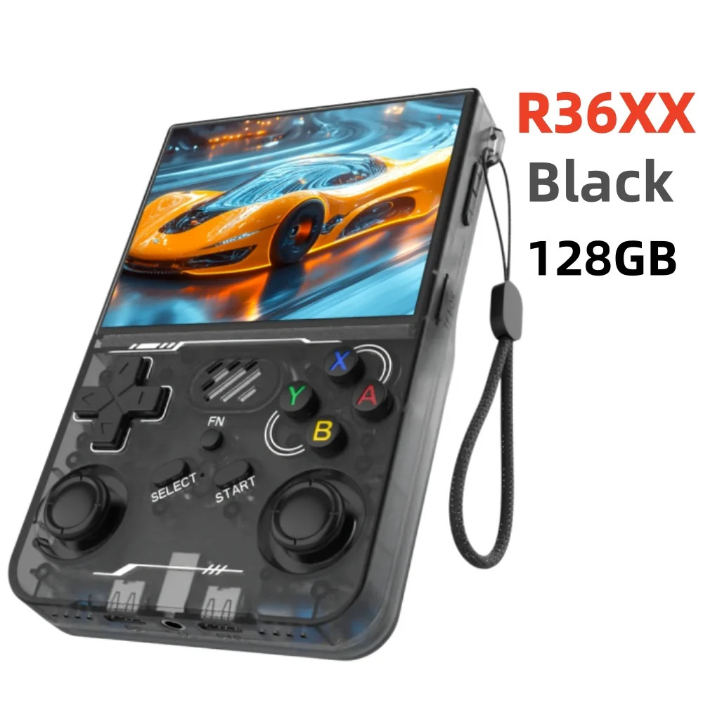 R36S Retro R36 Ultra Handheld Video Game Console IPS Screen 128GB Games Portable