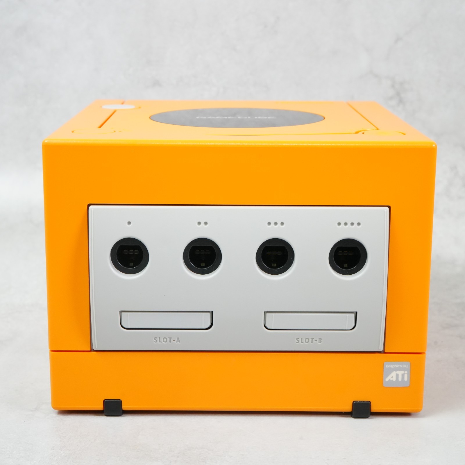 Nintendo GameCube Orange Console Only NTSC U-C/J Region Switch Mod From JAPAN