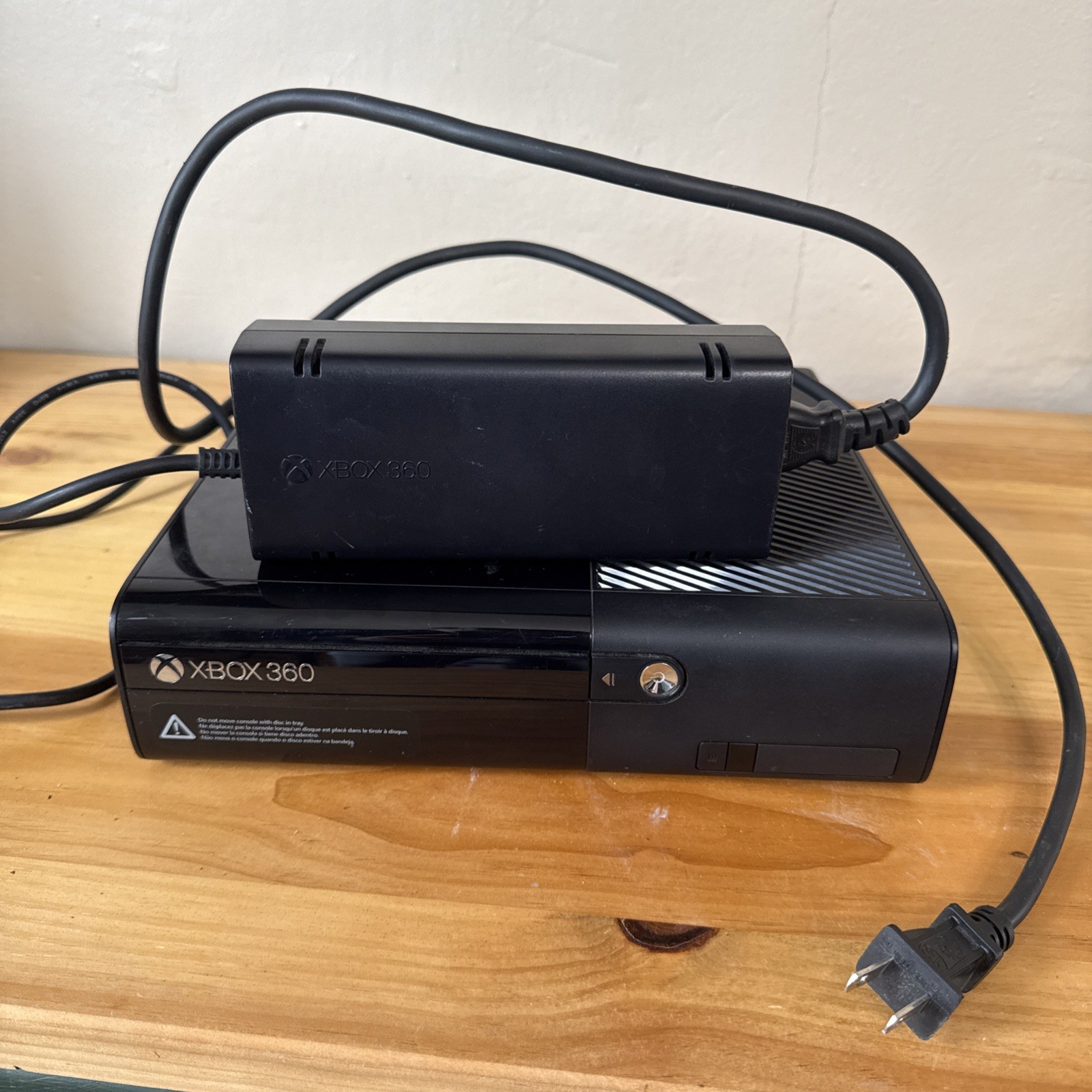 Xbox 360 E 4GB Console (Model 1538) With Wires – Tested & Working