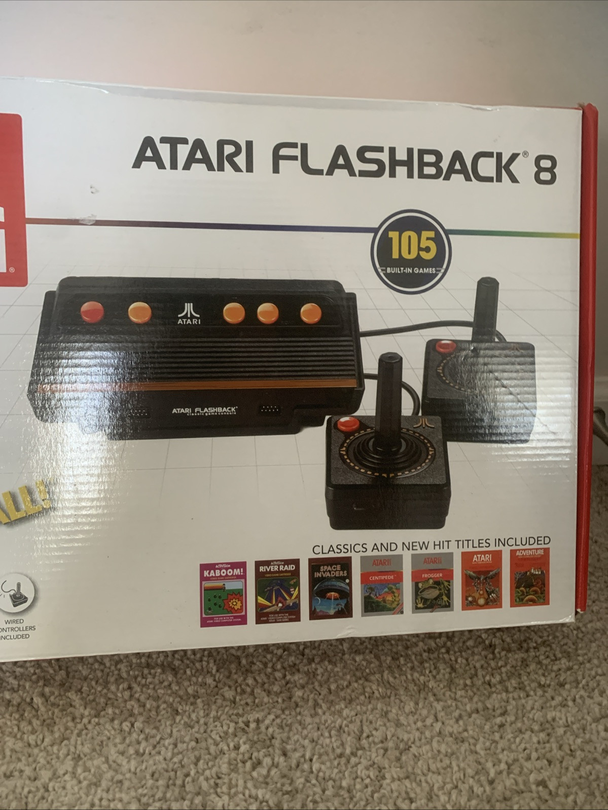 Atari Flashback 8 Deluxe HD Console – 105 Built-in Games w/ Wired Controllers