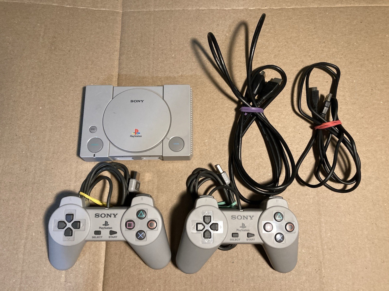 PlayStation PS1 Classic Mini Gray Console 3003868 Controllers Tested