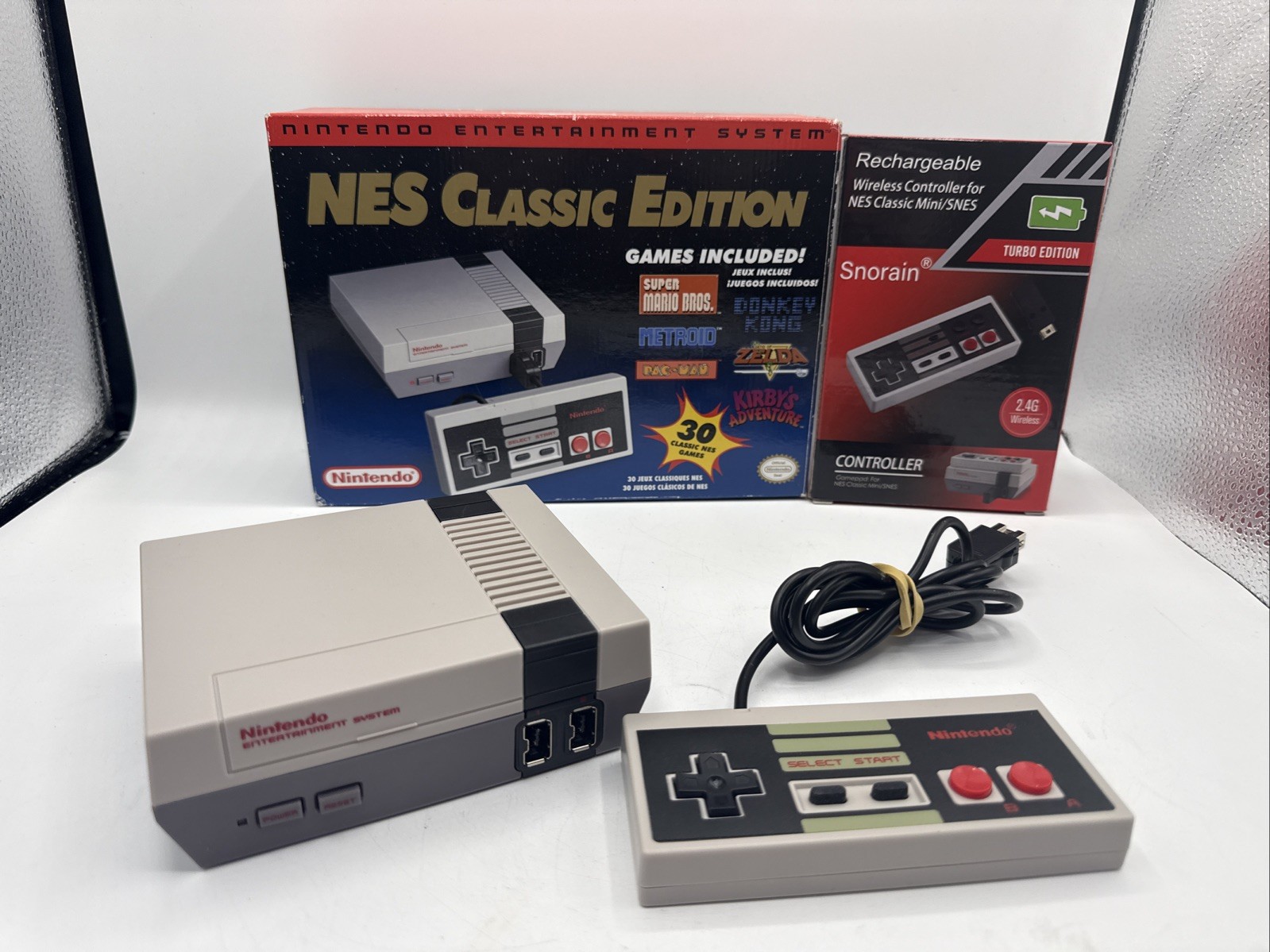 Auth Nintendo Classic Edition Console NES Mini With Extra Wireless Controller