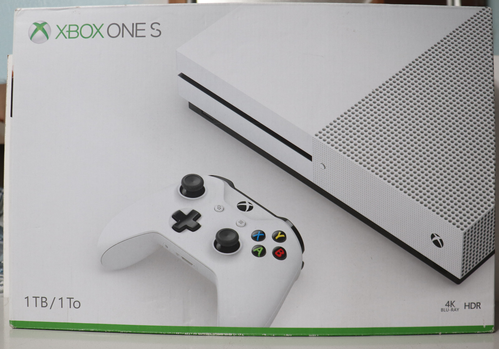 BRAND NEW Microsoft Xbox One S 1TB White 4K Console Factory Sealed