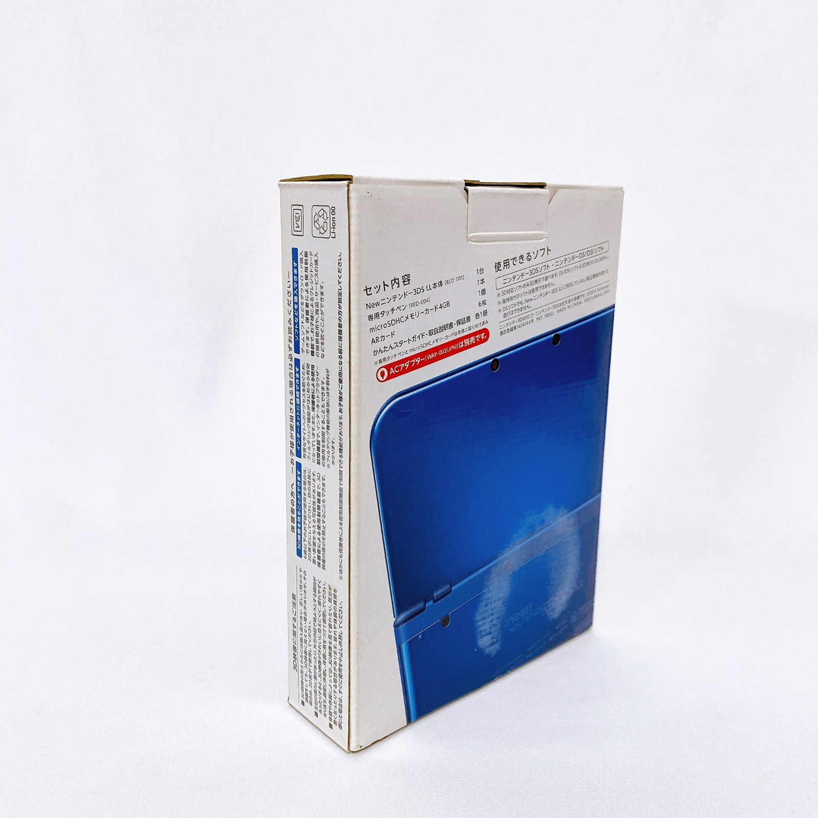 【Top IPS w/Box】New Nintendo 3DS LL XL Metallic Blue Japan Console Tested Rank S