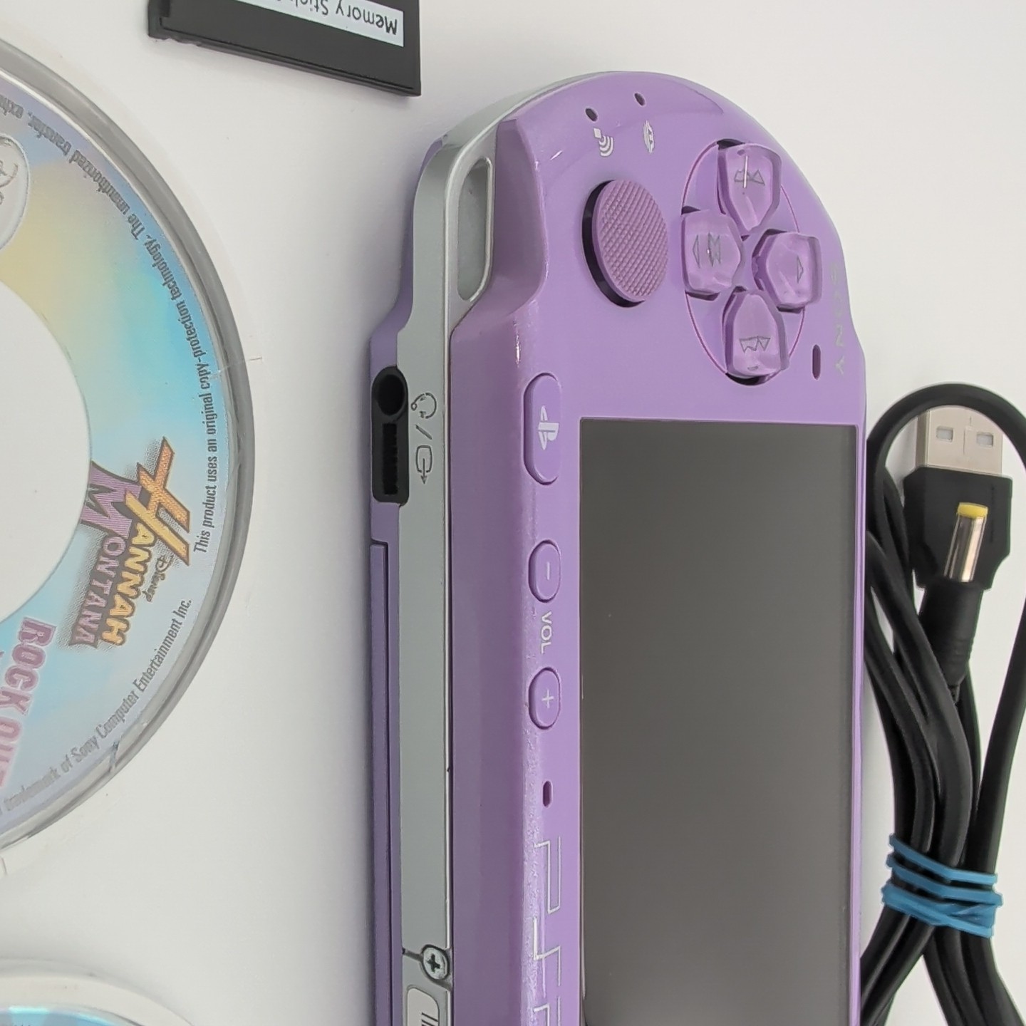 Sony PSP-3001 Hannah Montana Edition Purple W/ Cord, Batt, Ark4 CFW