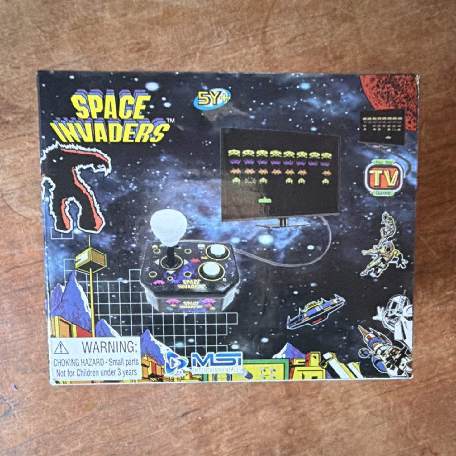 MSI Entertainment Space Invaders TV Game Plug and Play Composite RCA Console