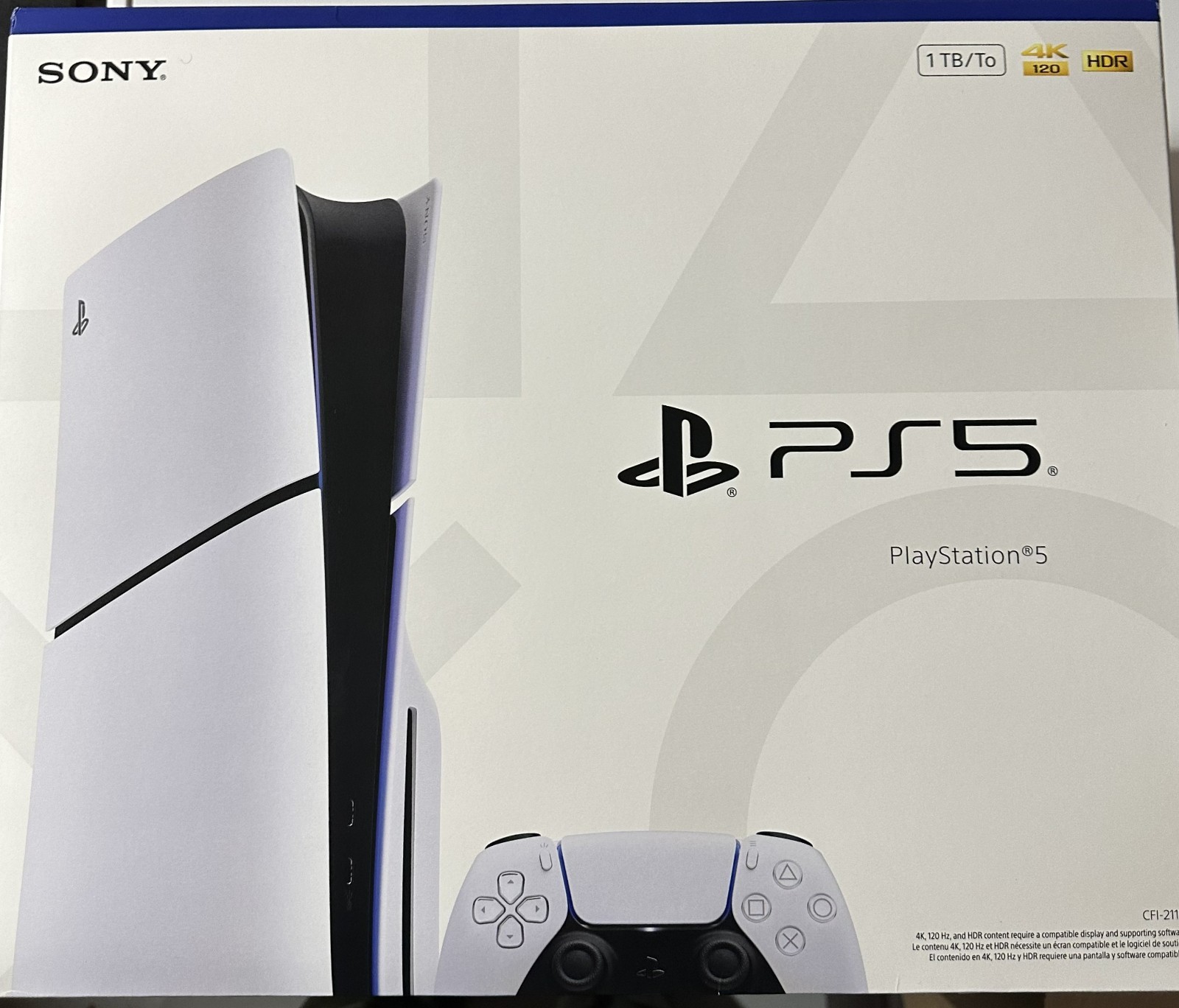 Sony PlayStation 5 Slim Console Disc Edition, 1TB (Factory sealed)