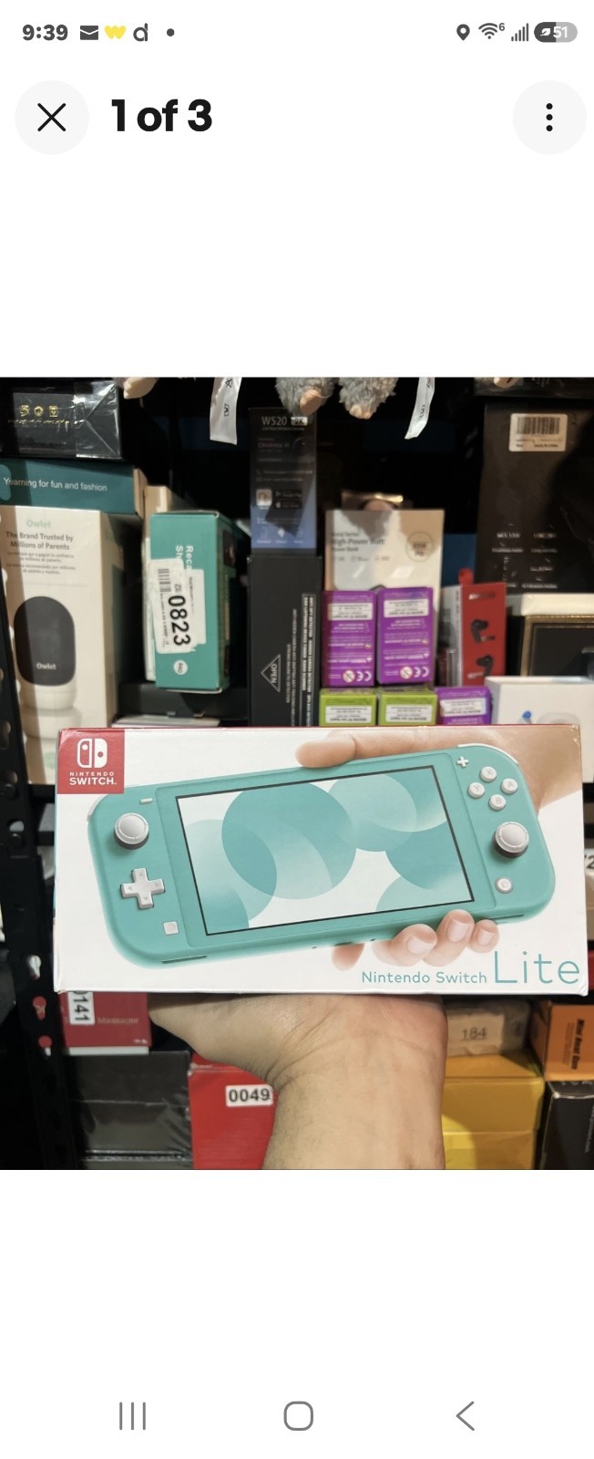 Nintendo Switch Lite Handheld Console – Turquoise