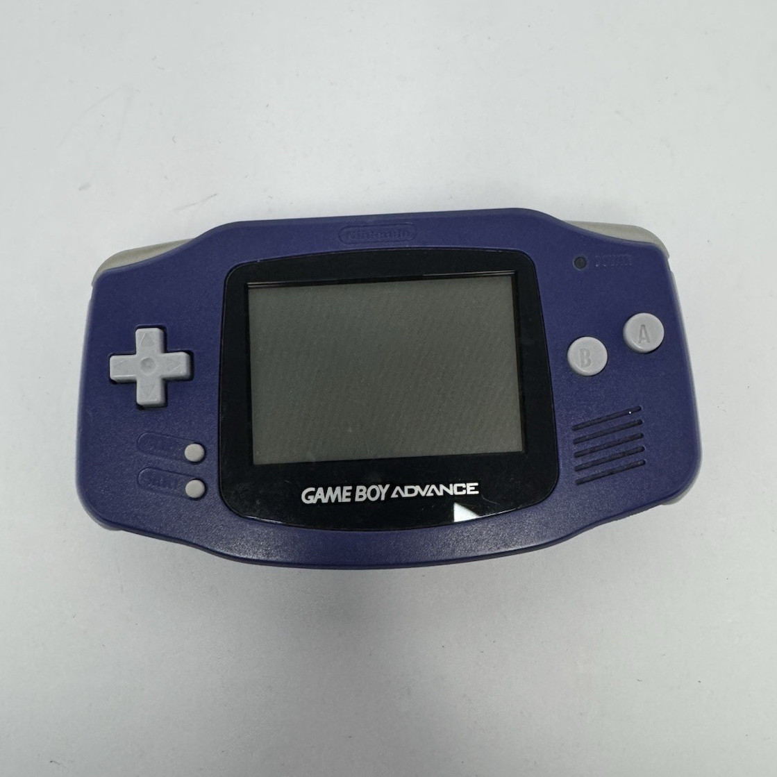 Nintendo Game Boy Advance AGB-001 Handheld Console Purple Battery Powered