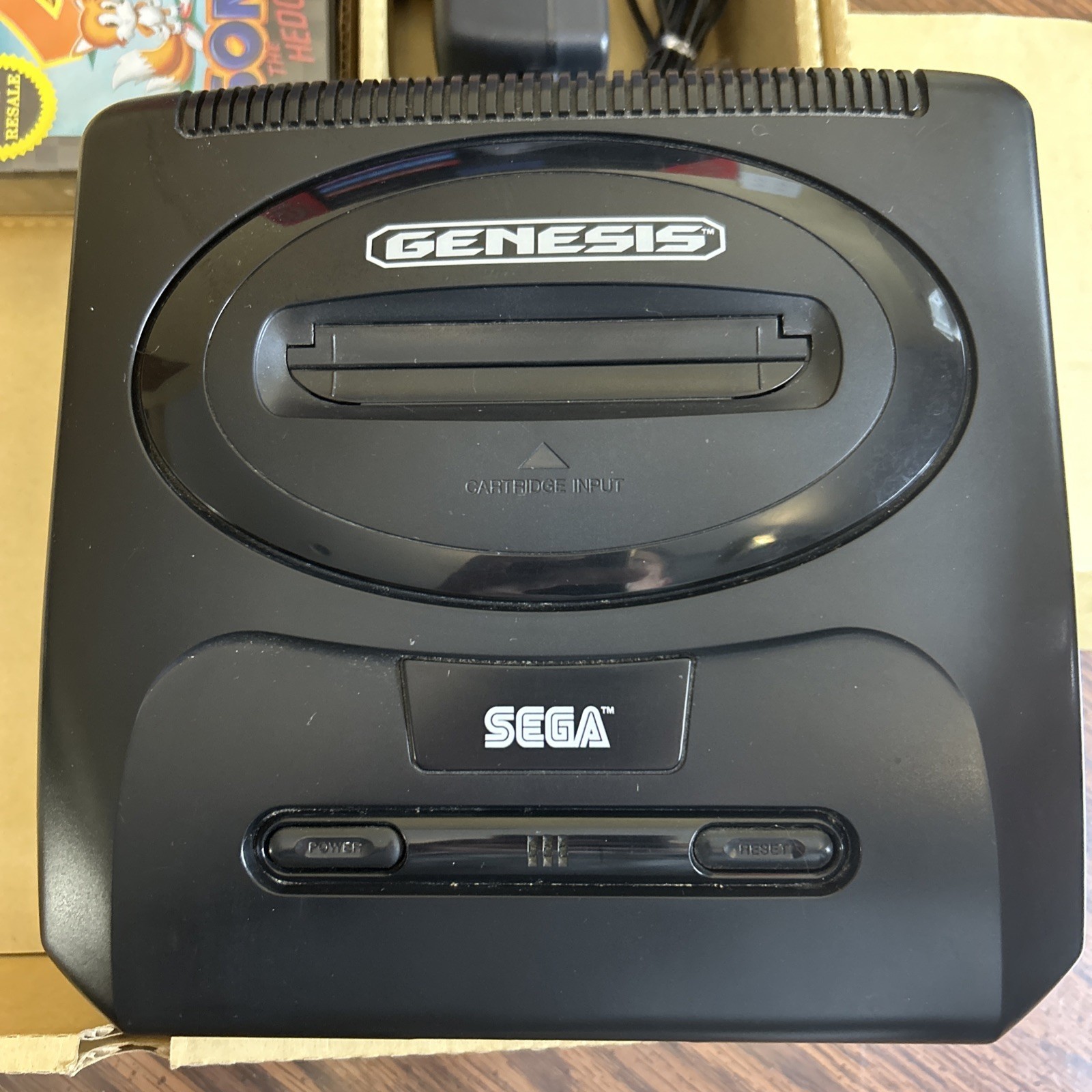 Sega Genesis Model 2 Console Complete in Box Sonic 2 Bundle Manual Reg Card Post