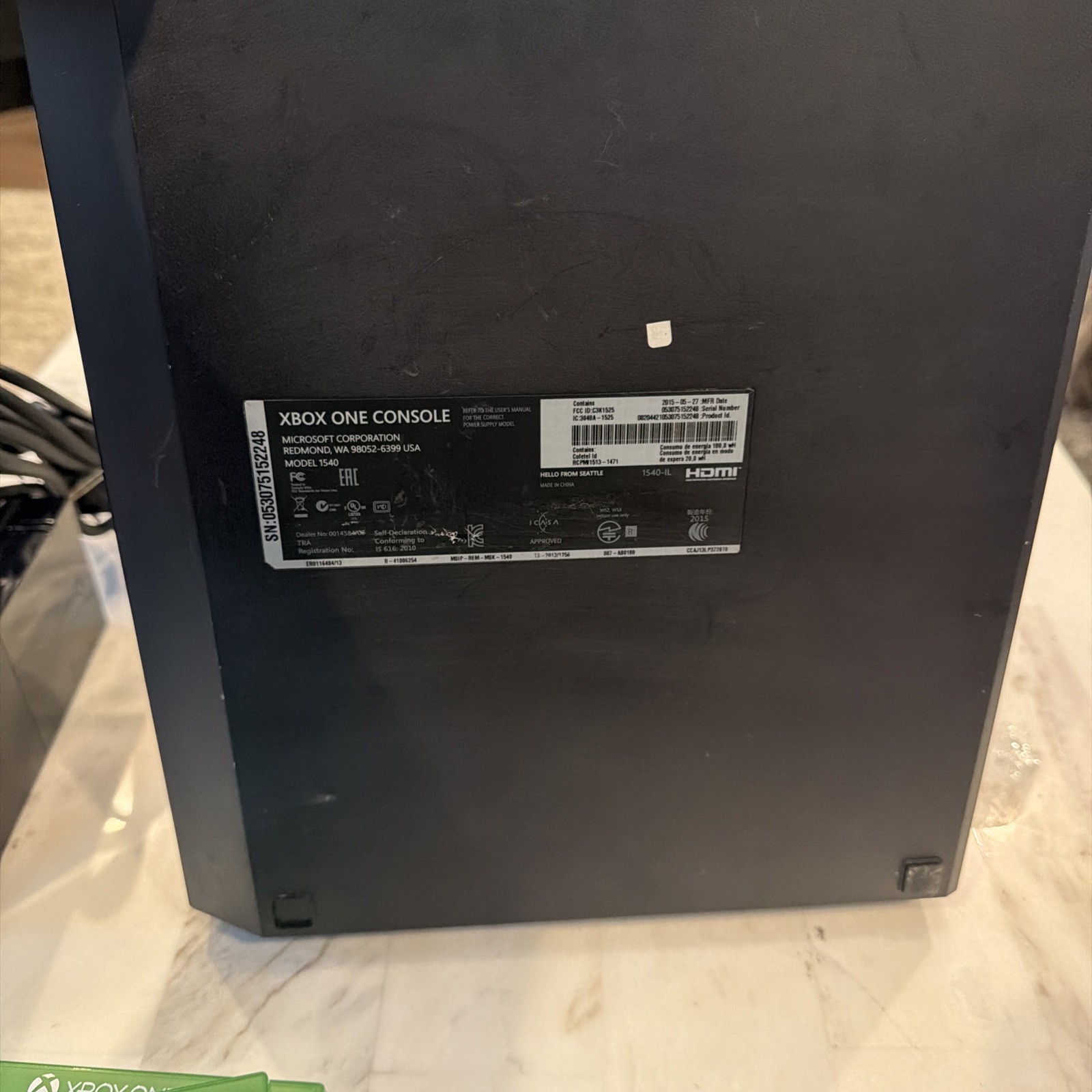 Microsoft Xbox One 500GB Console Black – 3 Controllers – COD Ghosts & Black Ops4
