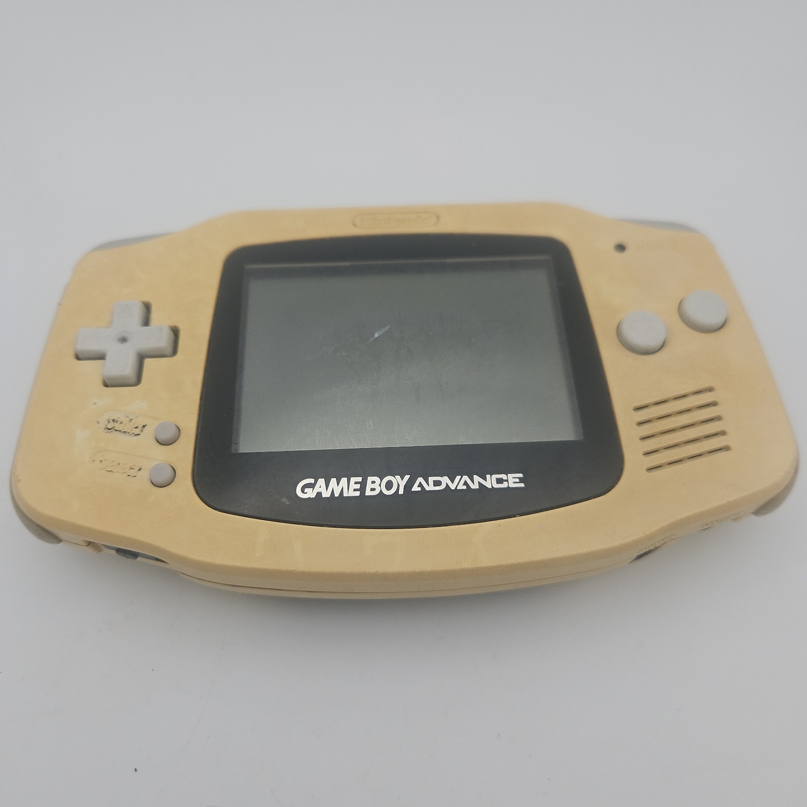 Nintendo Game Boy Advance – White – Region Free – For Repair / Parts (No Power)