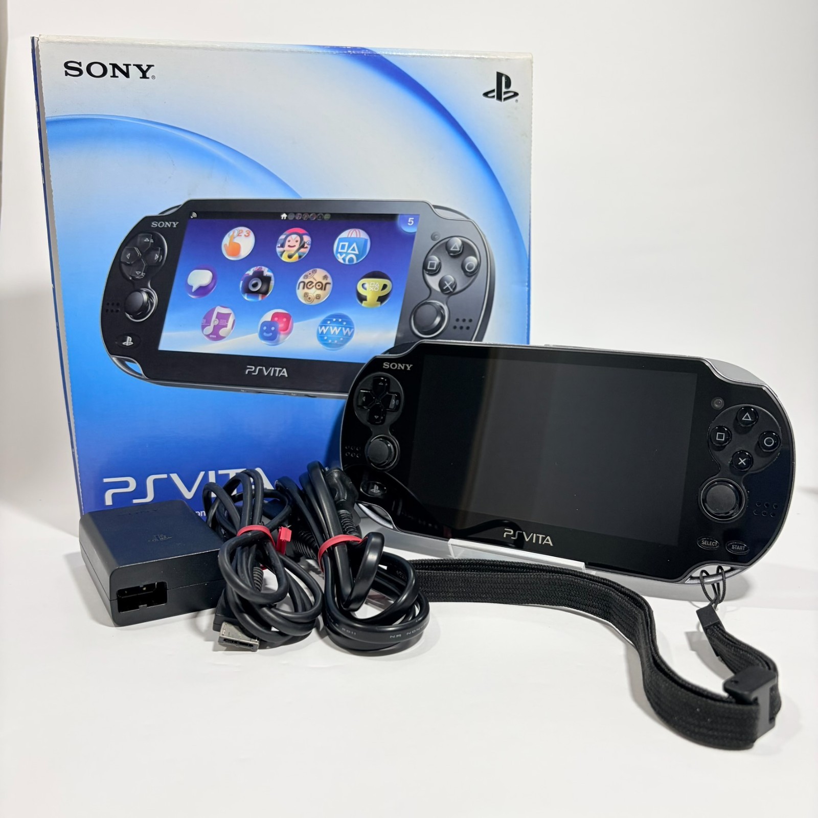 PlayStation PS Vita Wi-Fi Crystal Black PCH-1000 ZA01 Japan Console SONY