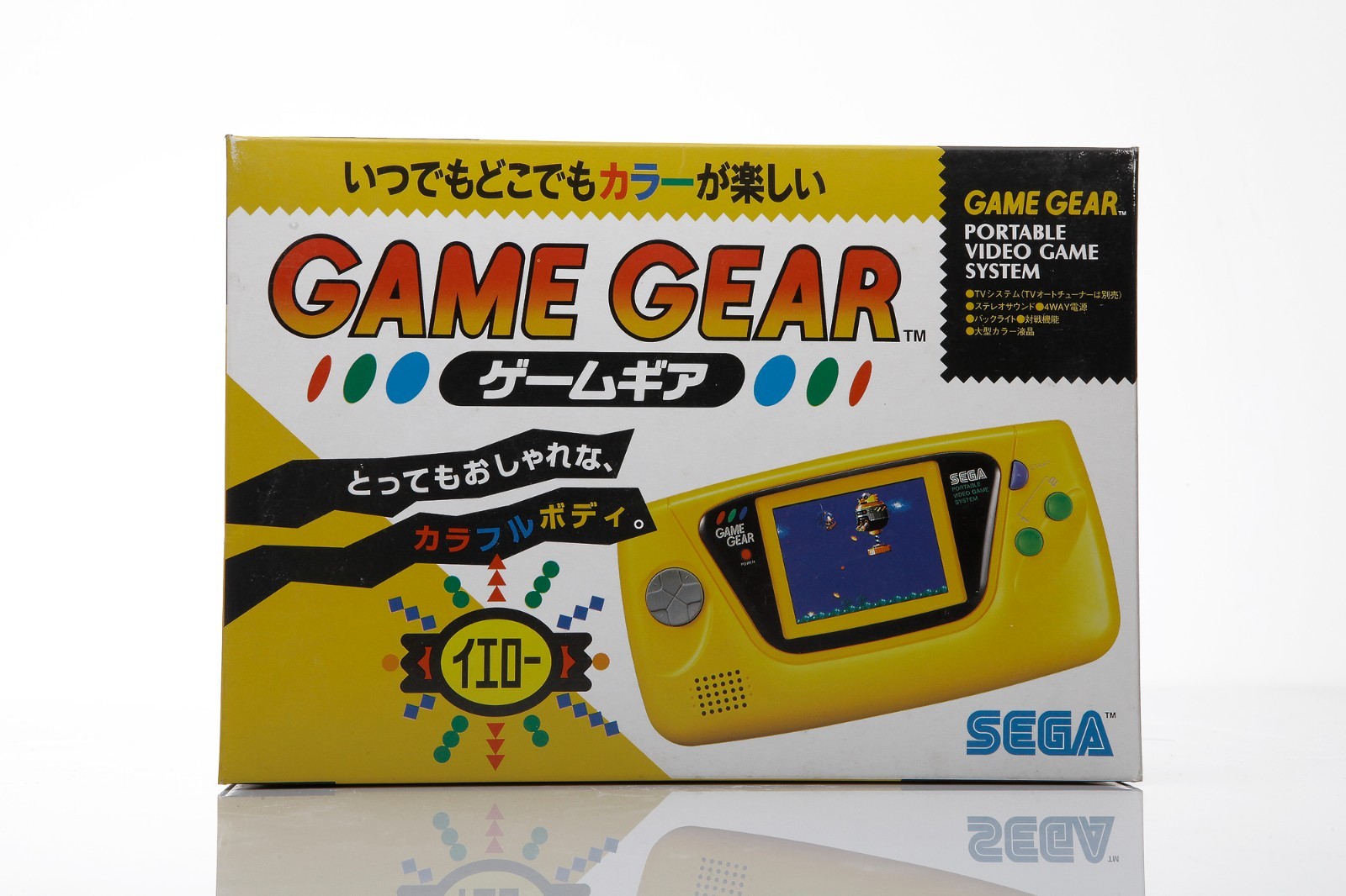Brand New Sega Game Gear Console Rare HGG-3215 Yellow NIB