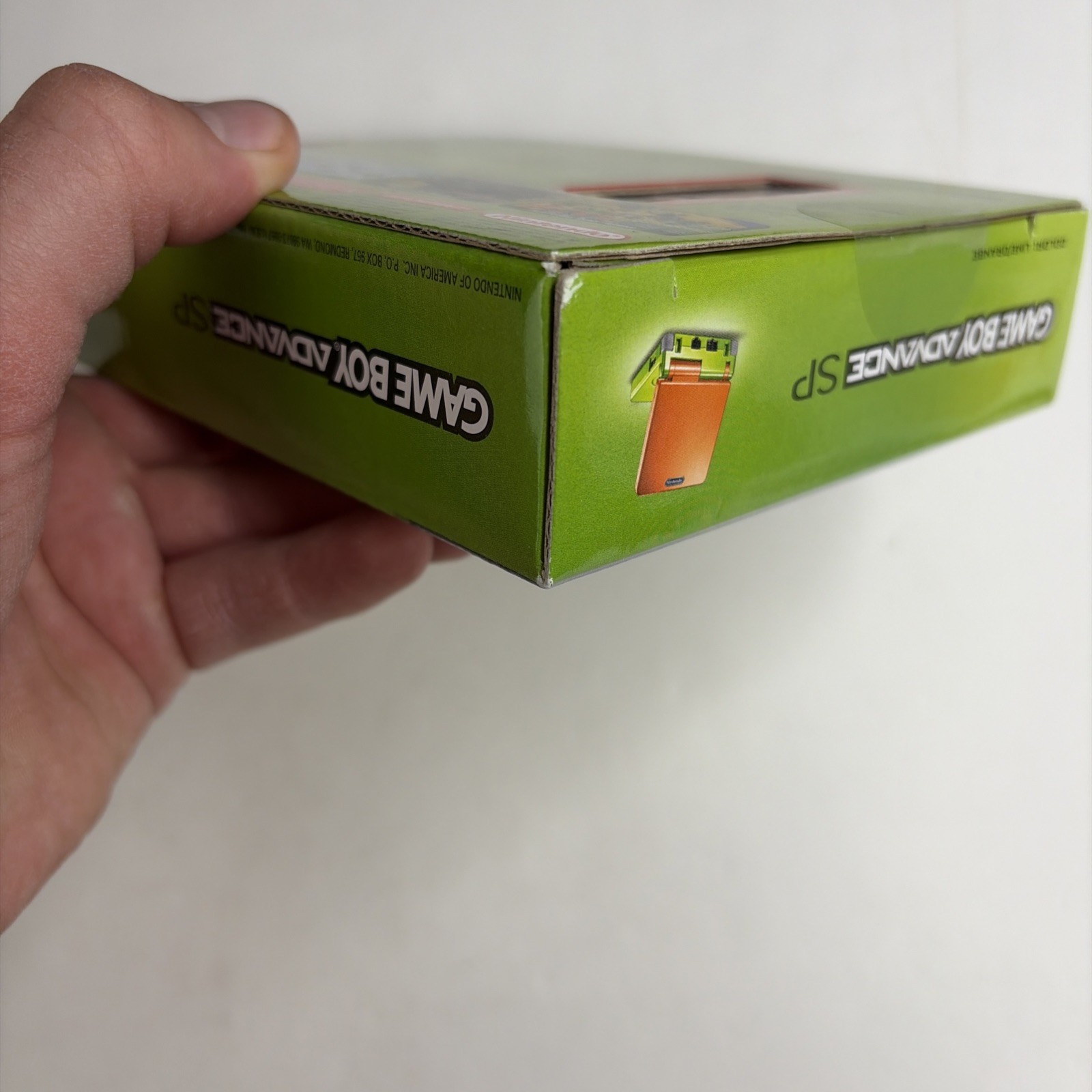 BRAND NEW SEALED Nintendo Game Boy Advance SP Limited Edition Lime/Orange