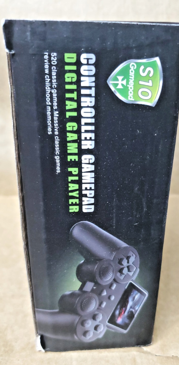 S10 Handheld Gamepad Controller Video Game Player, Black, 520 Built-In Games