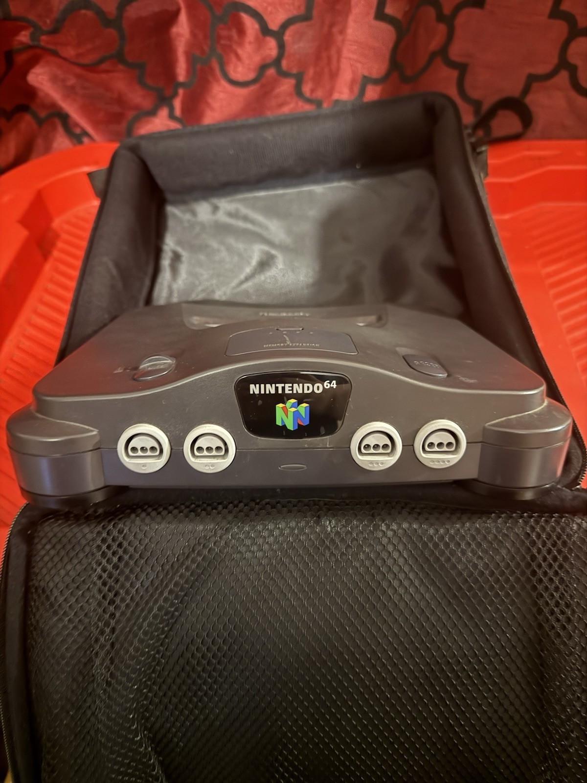 Nintendo Nintendo 64 Gray Console w/ Carrying Case, Expansion Pak Compatible