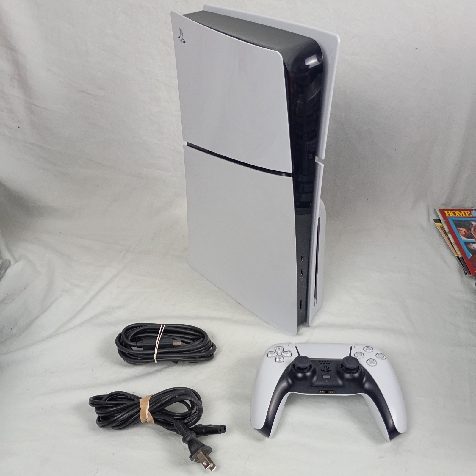 Sony PlayStation 5 Slim Disc PS5 1TB Console CFI-2015 w/ Controller & Cords