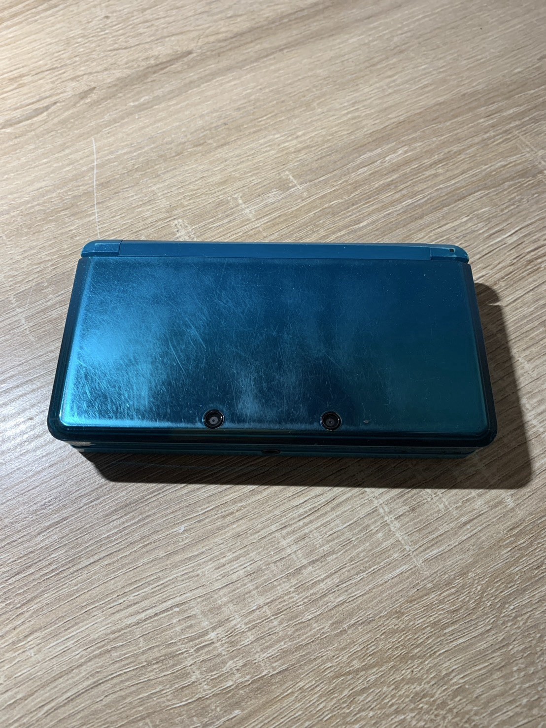 0689 Nintendo 3DS Aqua Blue Normal TESTED 290g
