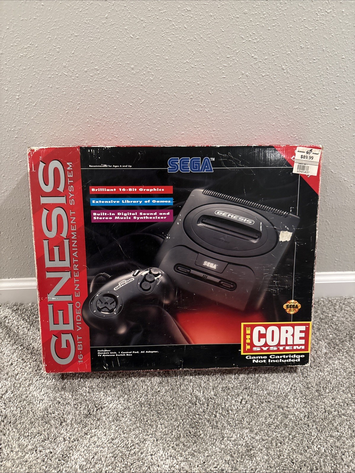 Sega Genesis Model 2 MK-1631 Gaming Console System 1994 Core System w Box TESTED