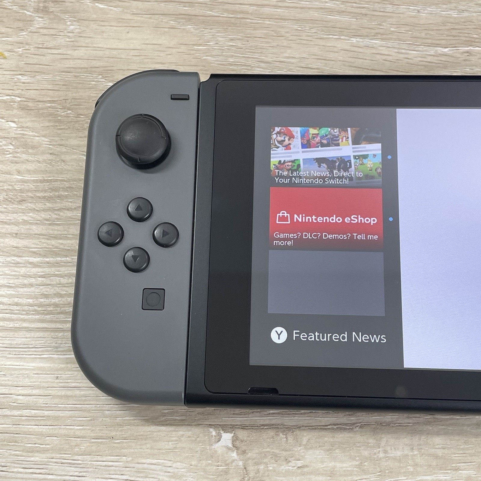 Nintendo Switch Console Bundle w/Gray Joy-Cons Complete In Box CIB – Excellent