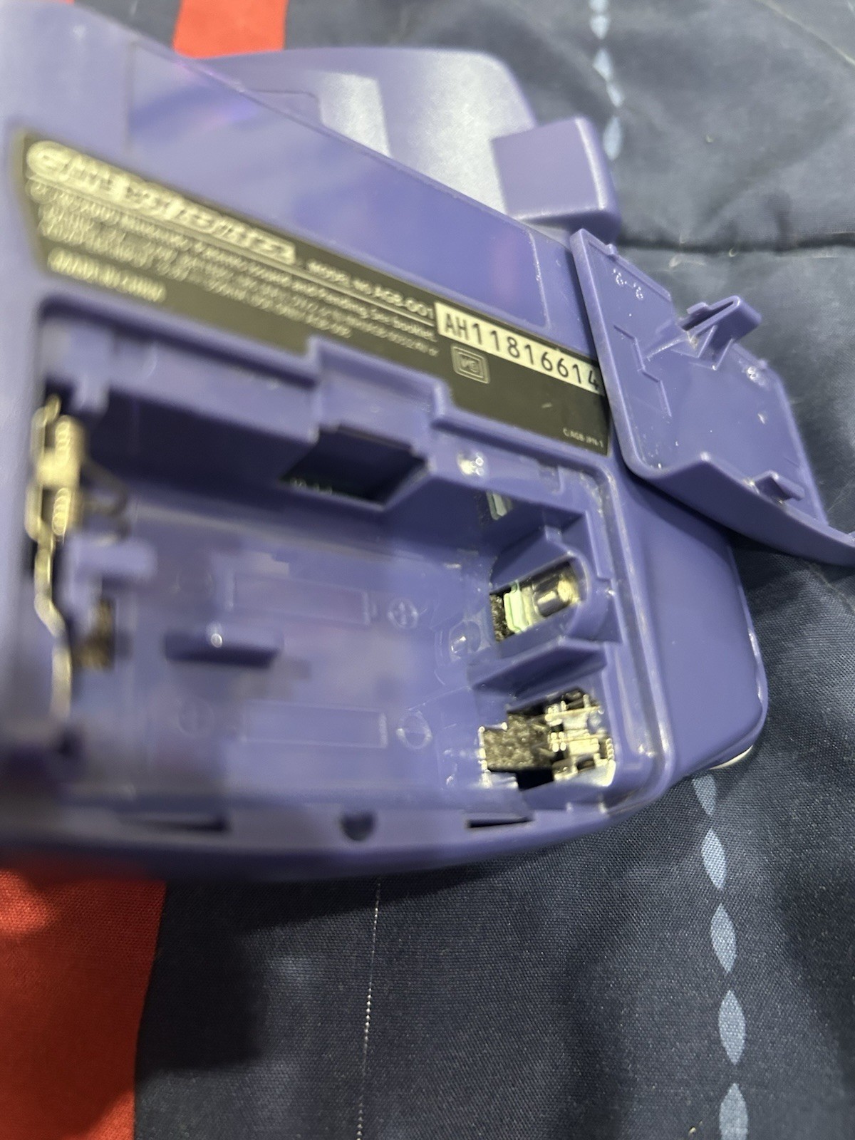 Game Boy Advance GBA AGB-001 Console Blue W Pelican Light And Gam