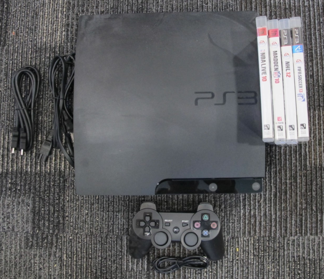 Sony PlayStation 3 PS3 Bundle Lot – CECH-3001A – 160GB – Controller – Tested