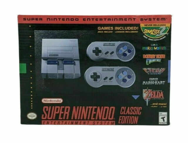 Nintendo Super NES Classic Edition Gaming Console – Grey
