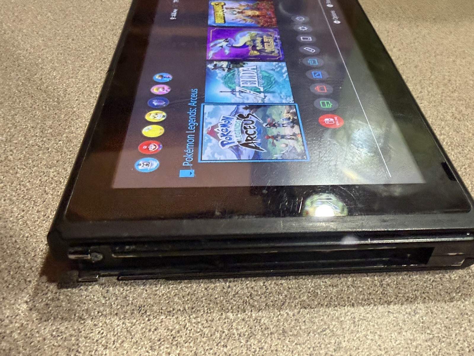 Nintendo Switch Tablet Only Tested Working Charging Dock And 4 Games