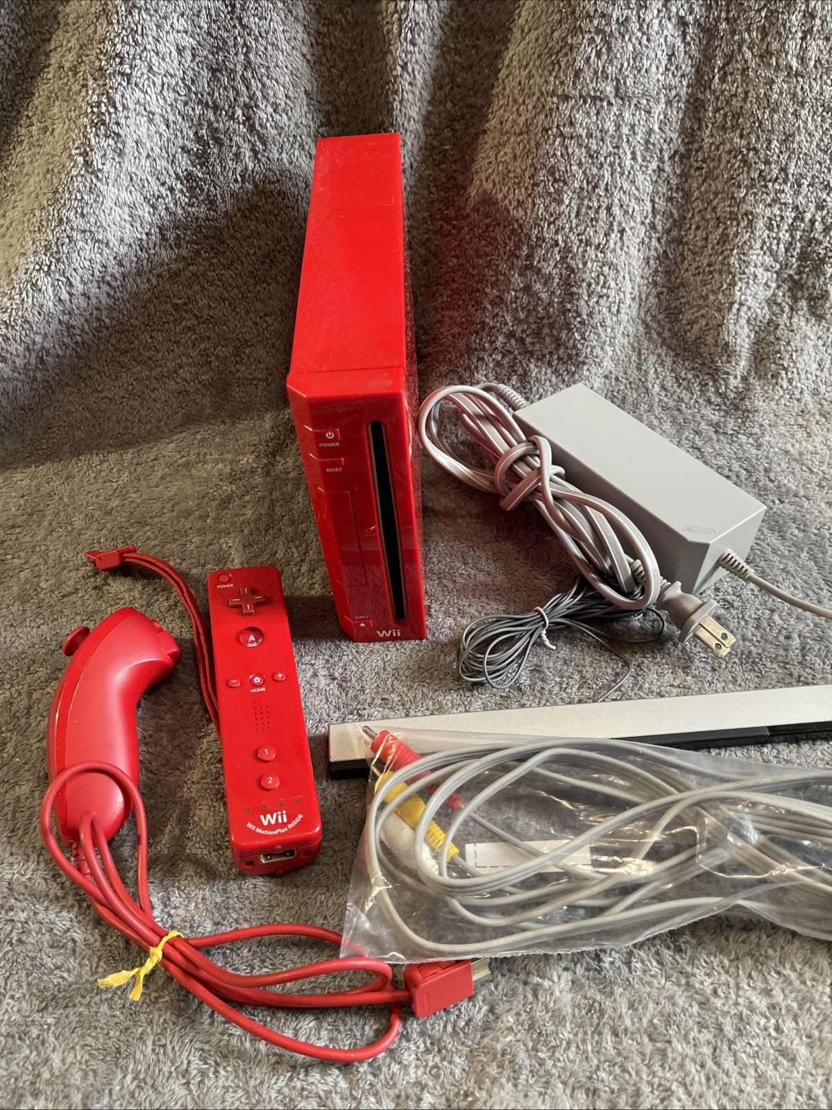 Nintendo Wii 25th Red Anniversary Video Game Console TESTED/WORKING- Read