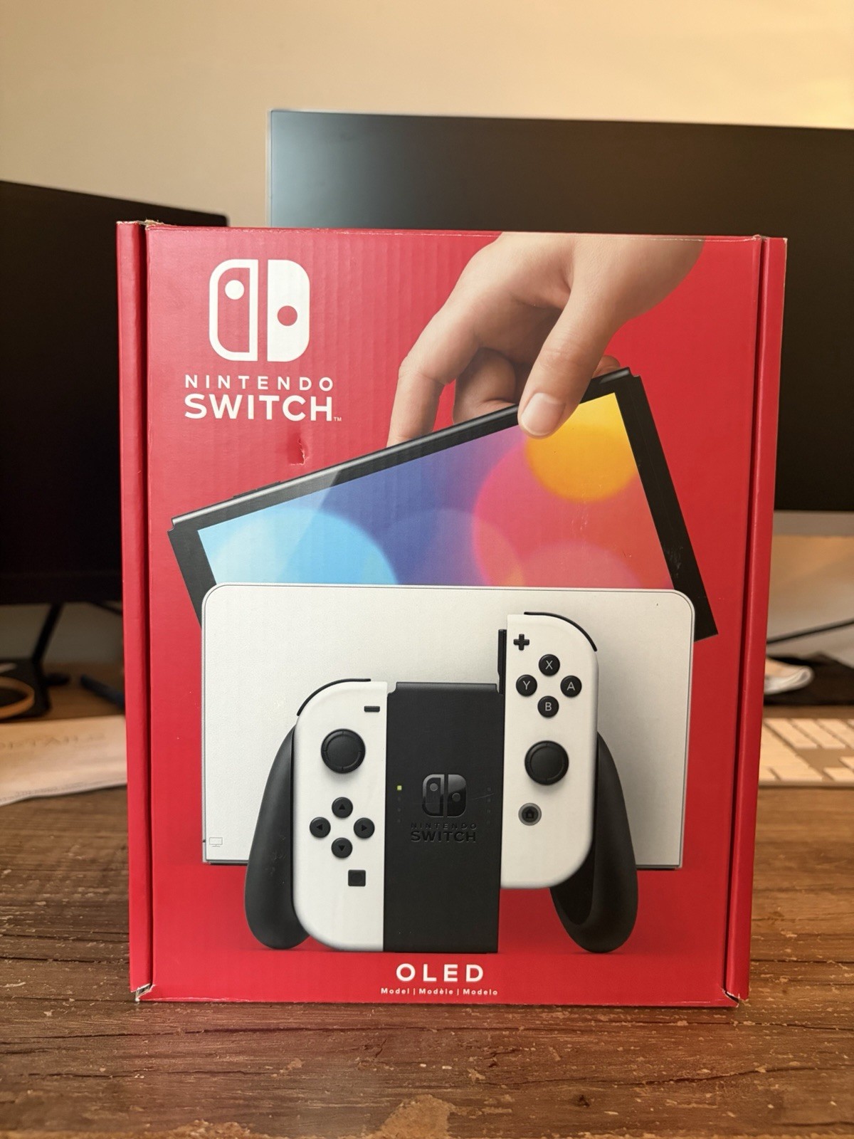 Nintendo Switch OLED Model with Super Smash Bros Ultimate Game