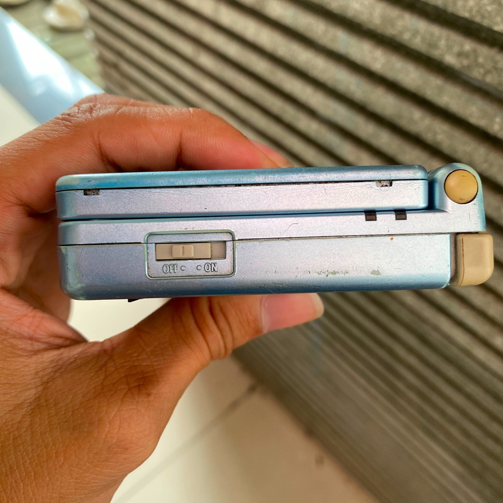 Nintendo Game Boy Advance SP AGS-101 Console Aqua Blue – See Photos