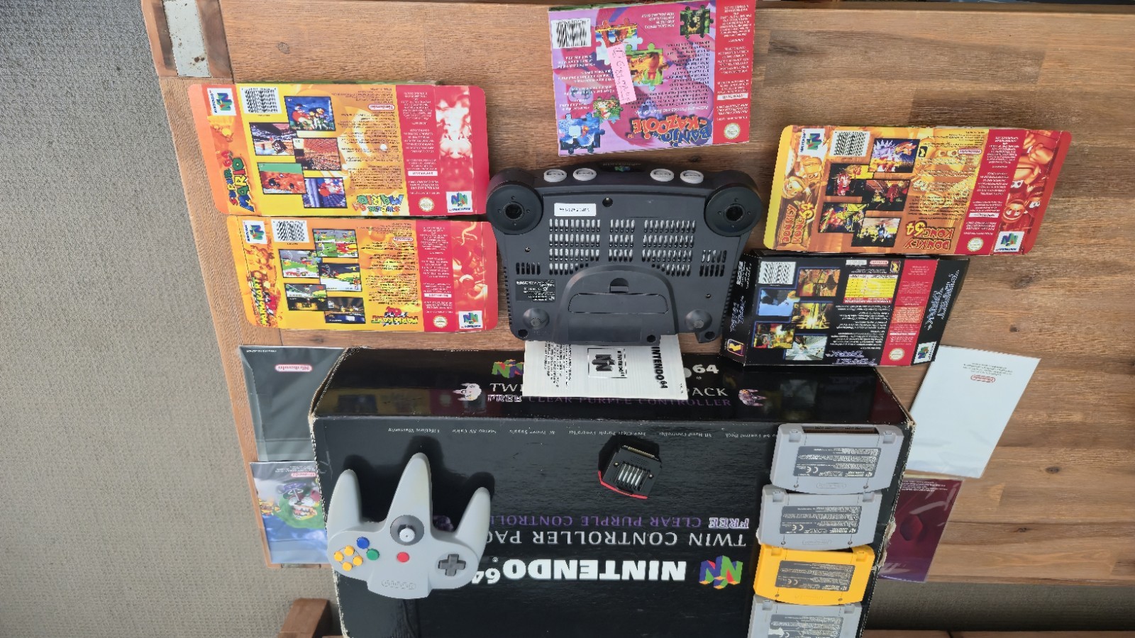 Nintendo 64 AAA Collector 5 game Set- HDMI, Expansion Pak, 2 controllers