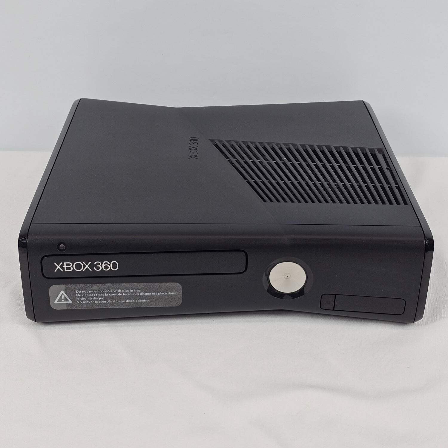 Microsoft Xbox 360 S Console Gaming System Only Matte Black 1439 No Hard Drive