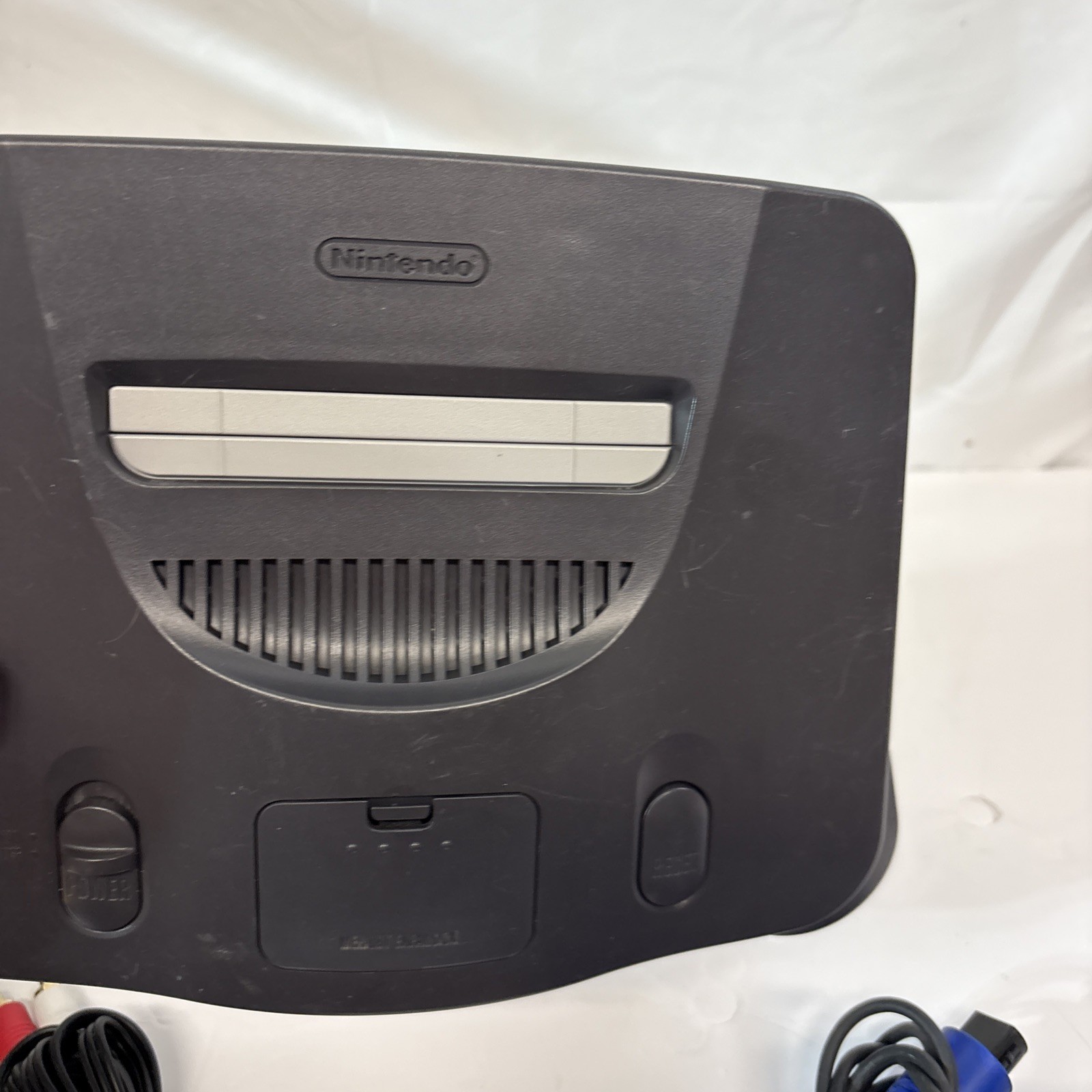 Nintendo 64 Video Game Console With Hook Ups One Controller Tested Working