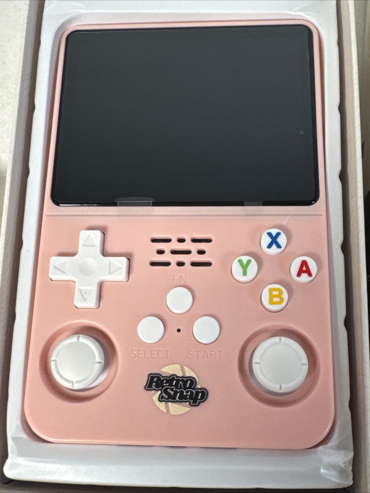 NEW Pink Retro Snap Play Handheld Video Game Console 128gb 20,000+ Games