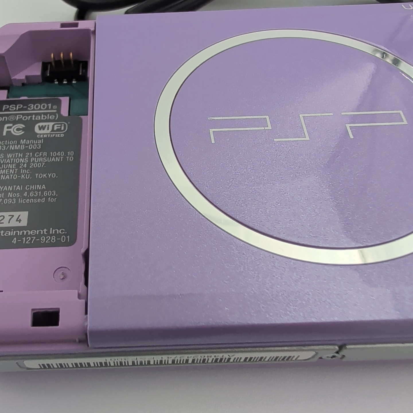 Sony PSP-3001 Hannah Montana Edition Purple W/ Cord, Batt, Ark4 CFW