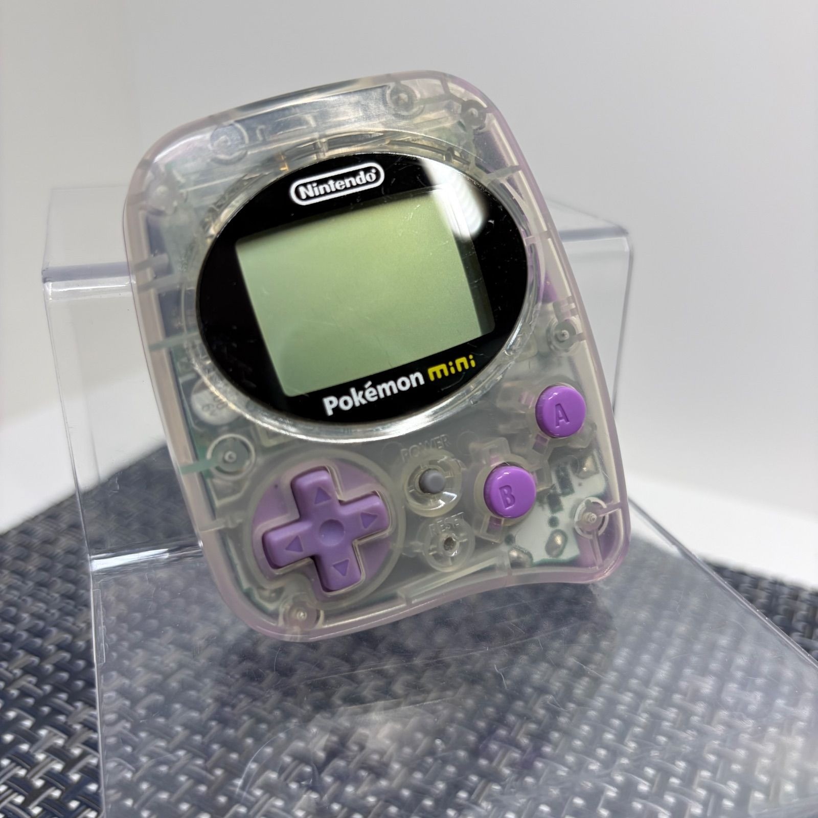 NINTENDO POKEMON Mini Console Smoochum Purple MIN-001 US Purple Handheld System