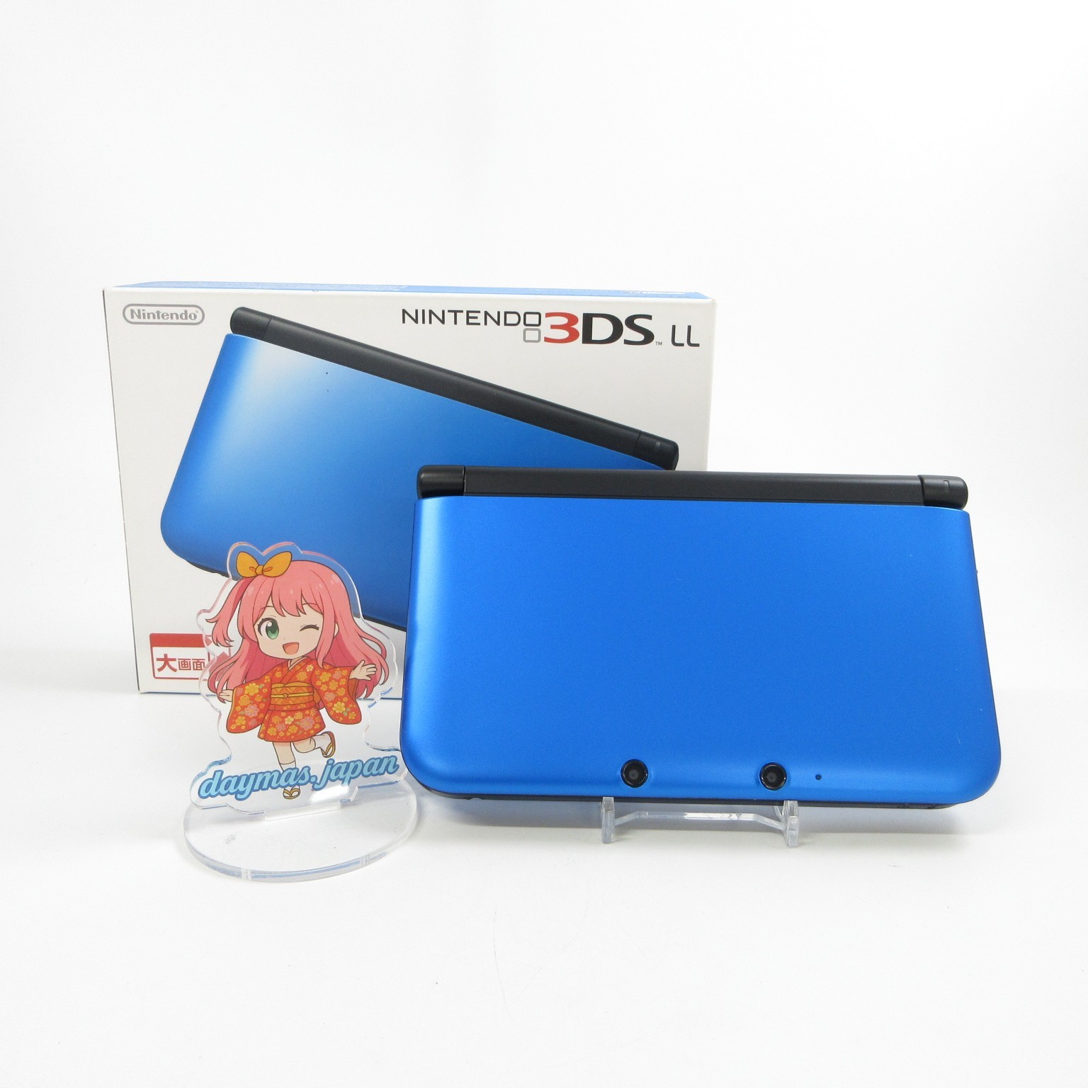 【Mint】Nintendo 3DS LL XL Blue x Black Console Japanese Edition #DEN08/0530/02