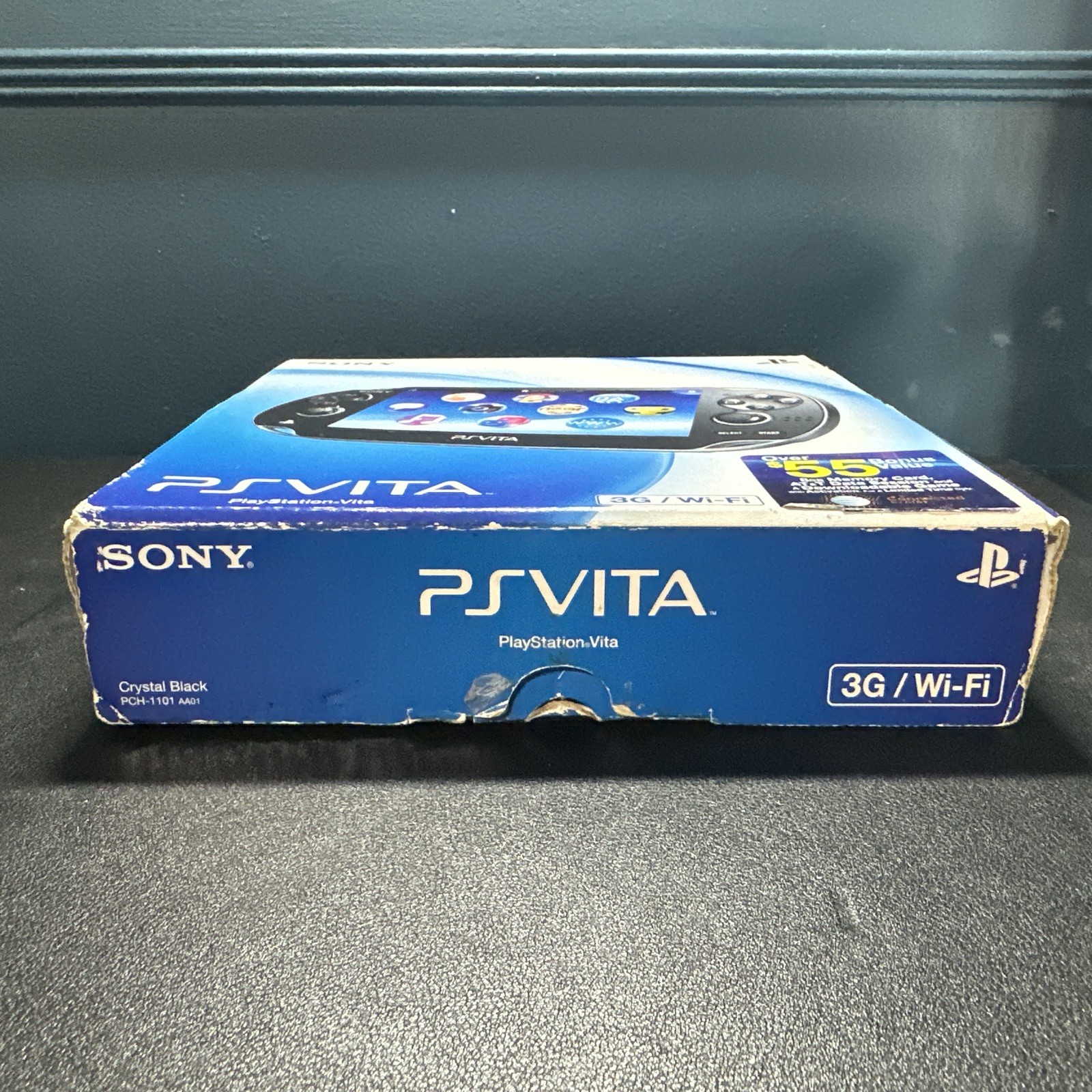 Sony PlayStation PS Vita PCH-1001 Handheld Console Black w/ Box Manual Case NTSC