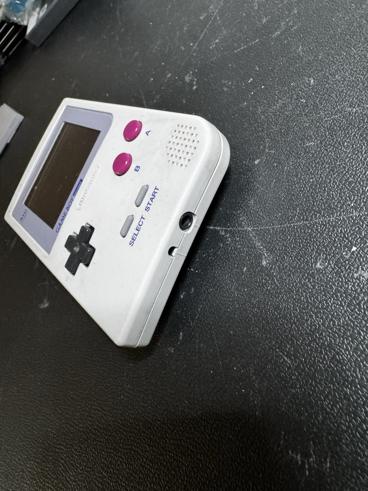 Nintendo Game Boy Pocket Gray DMG Style Authentic W/ Backlit IPS LCD Works Great