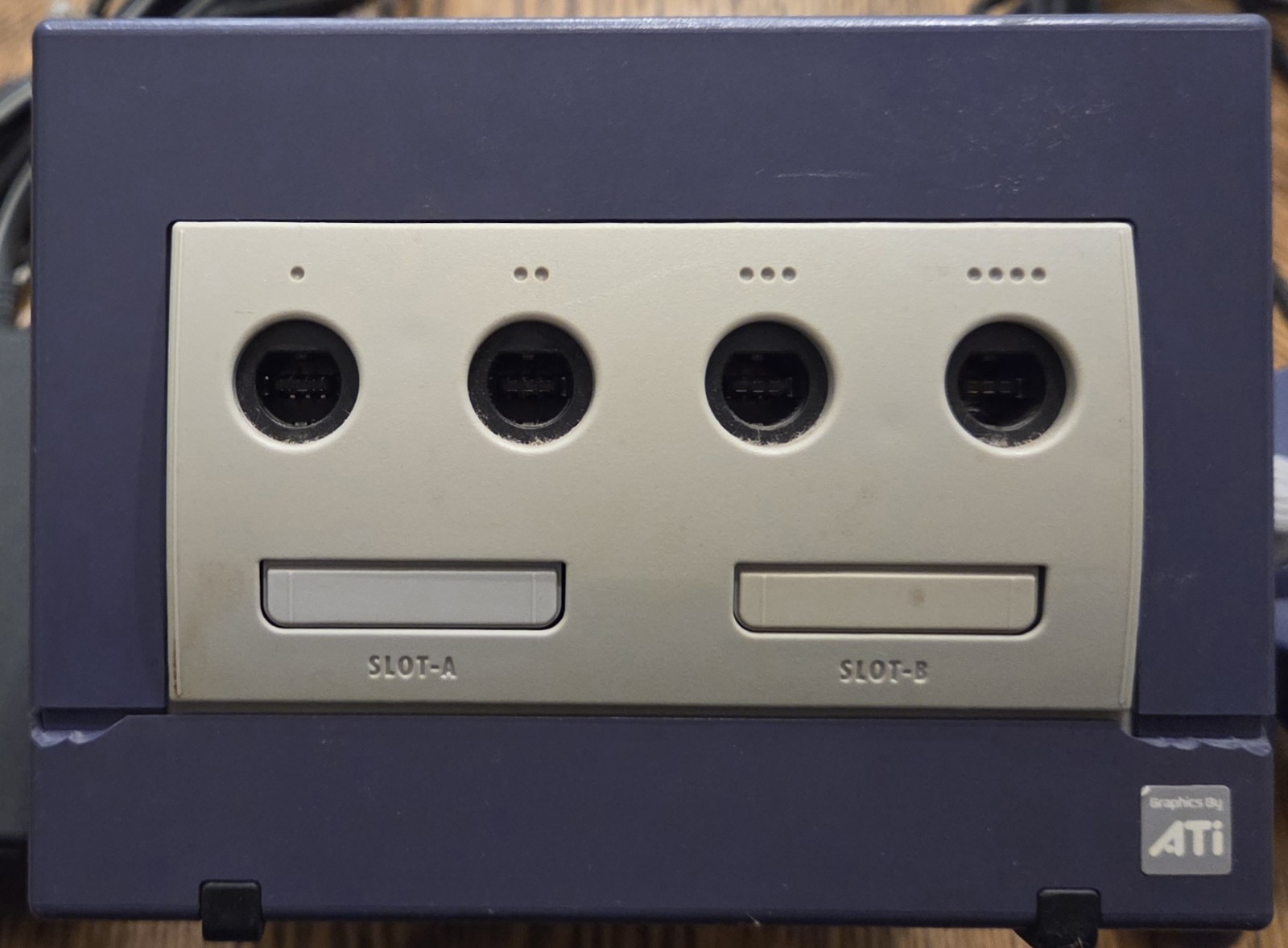 Nintendo DOL-001 Gamecube Home Console Indigo Tested Power Cord & Controller