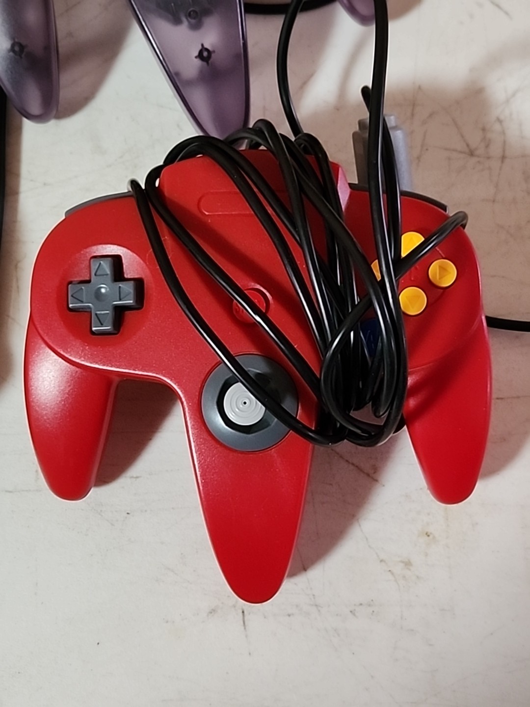 Nintendo 64 Console NUS-001 W/ 5 Controllers, Memory Card, 1 Game Tested Works
