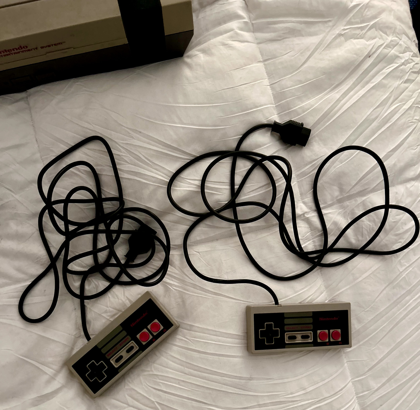 Nintendo NES Action Set Home Console – White/Gray – complete