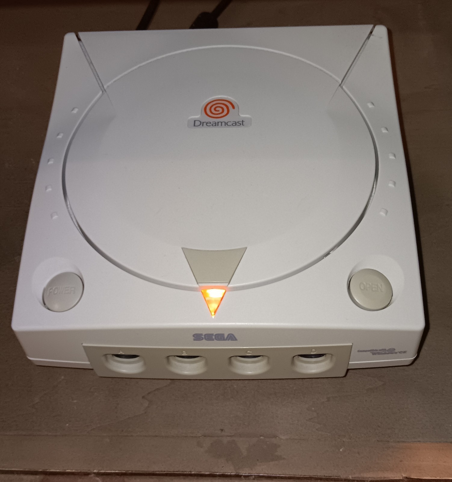 Sega Dreamcast Console Controller Memory Card AC Adapter A/V cables
