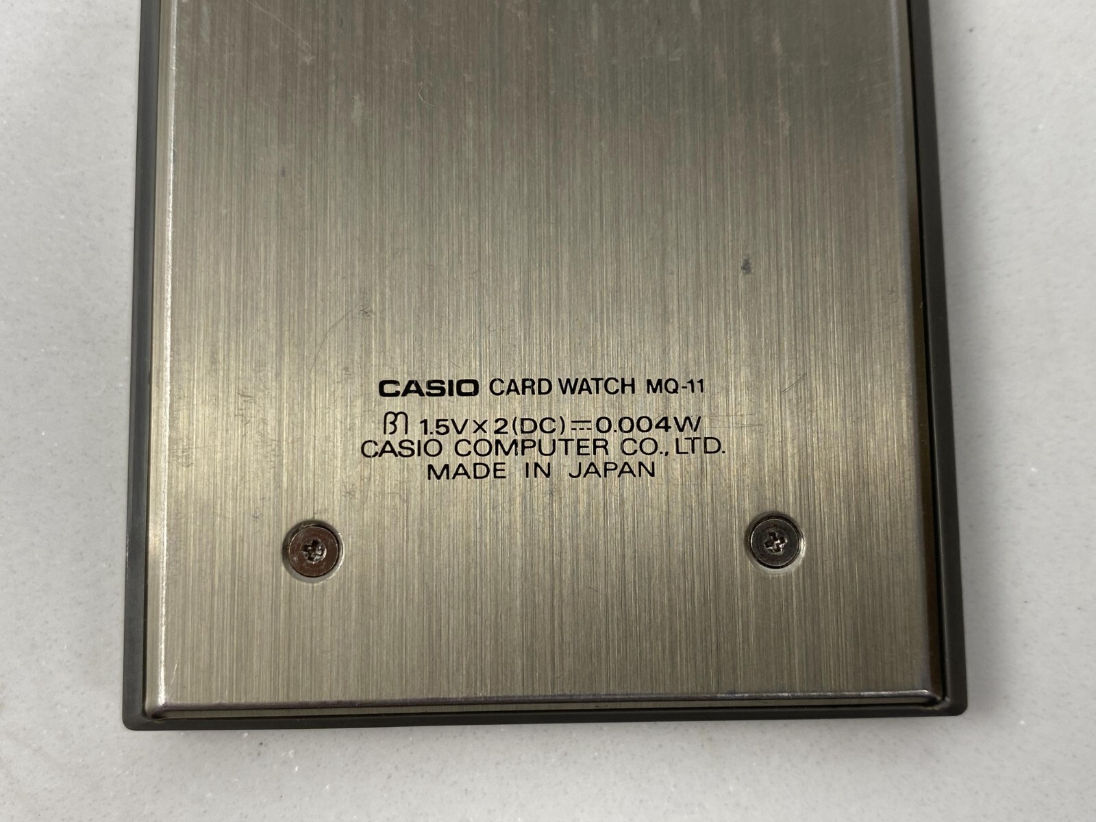 Casio MQ-11 Vintage Micro Computer Quartz Calculator Clock Made in Japan