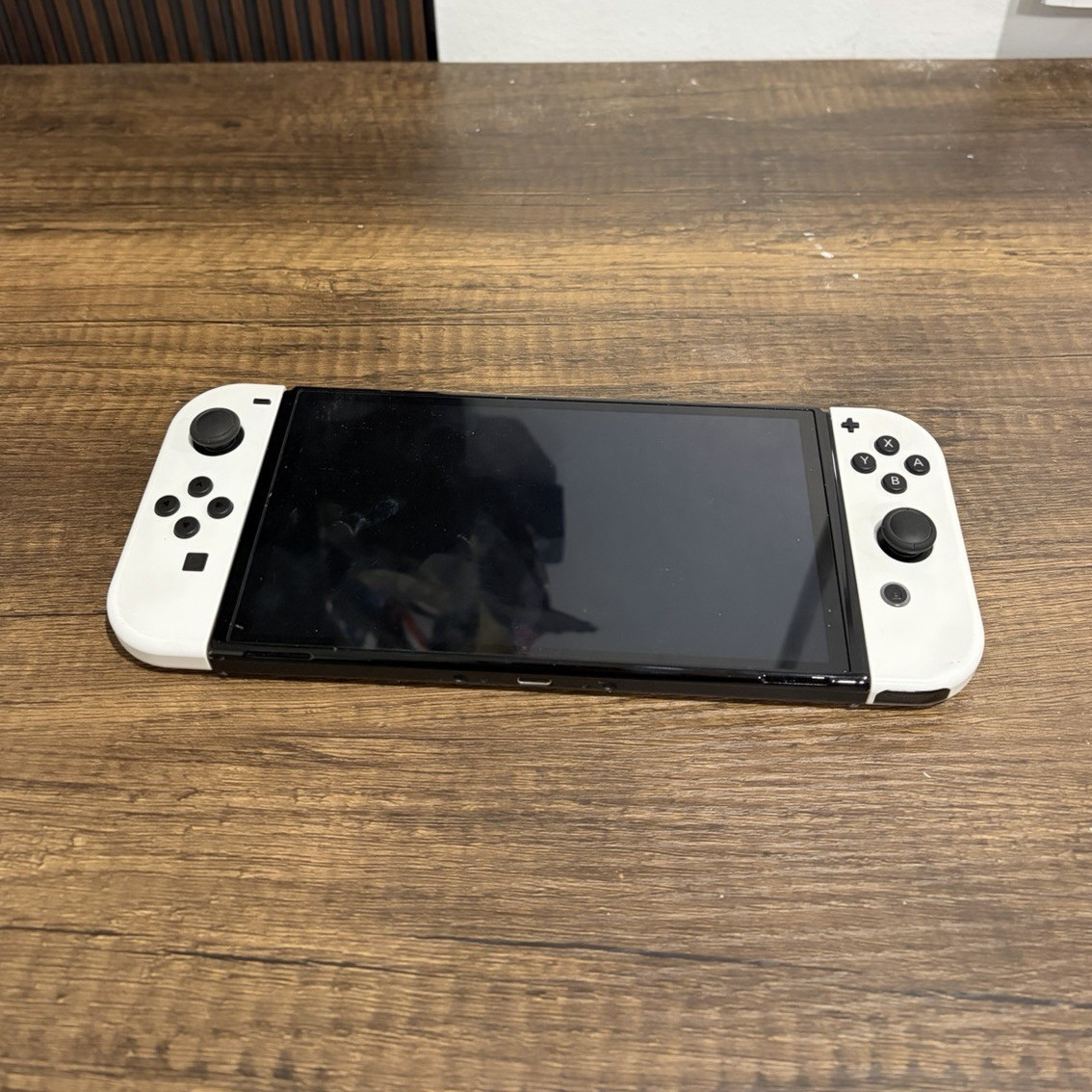 Nintendo Switch OLED Model Handheld Console – White Joy-Con, Black/White