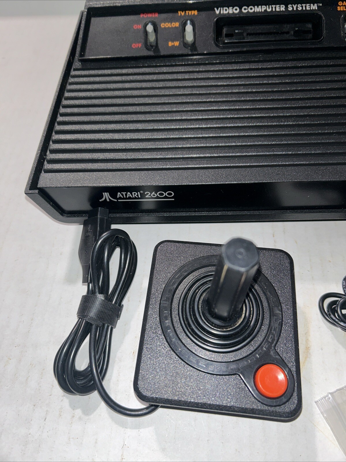 Atari 2600 Video Game Console – Black With 30 Day Warranty See Description ￼