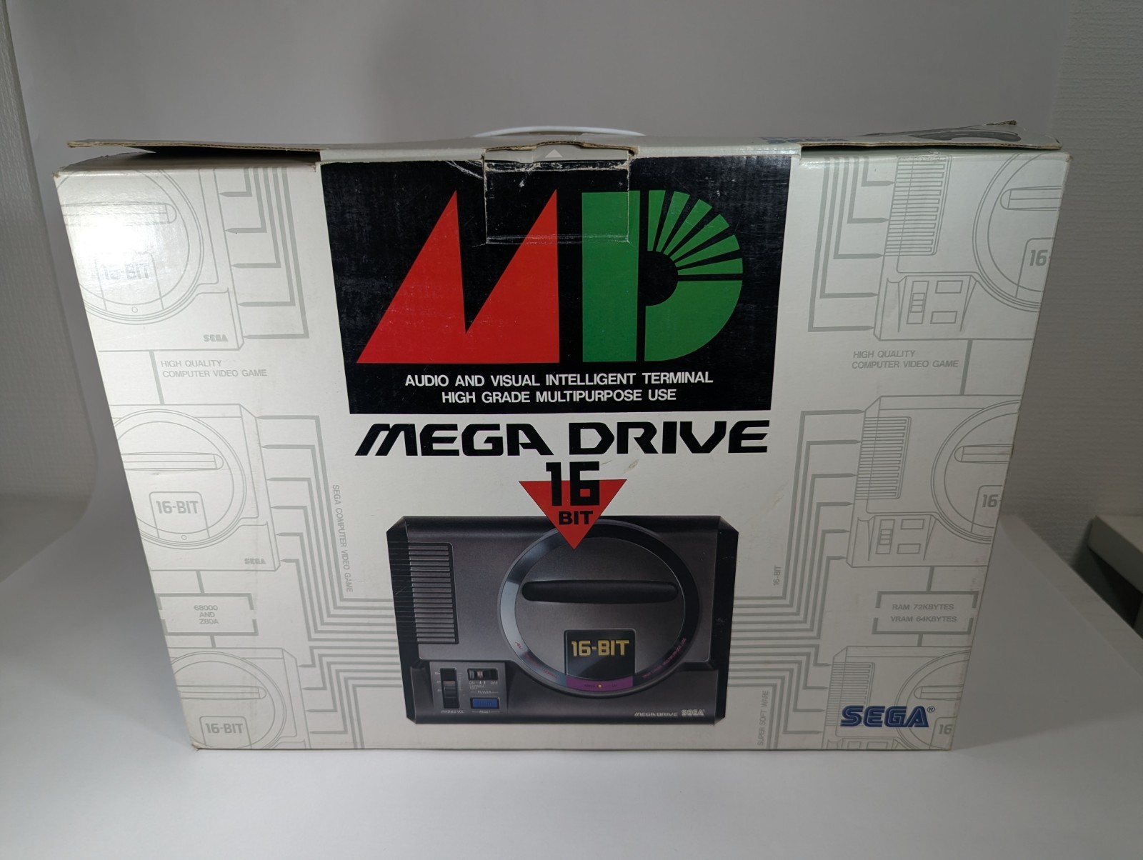 Japan Mega Drive Console System Boxed SEGA