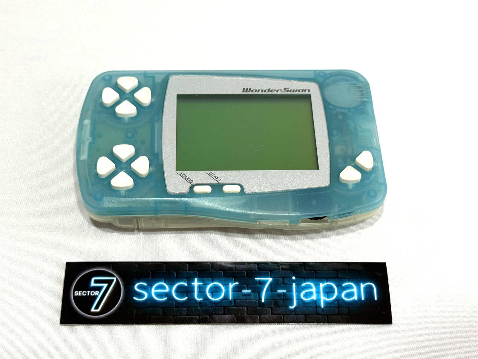 Bandai WonderSwan SW-001 Soda Blue Console Tested Working Ex Condition From JP